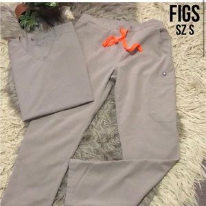 Figs Scrubs-Sz Small-Taupe